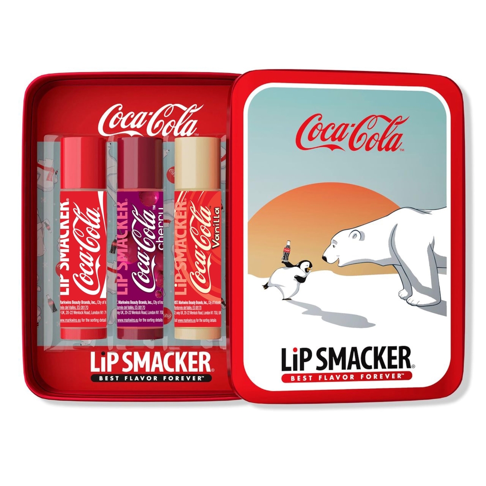 Coca Cola Lip Smacker Set - Vanilla, Original, Cherry
